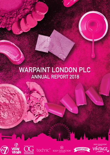 Thumbnail Warpaint London PLC Annual Report 2018