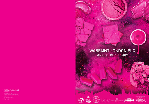 Thumbnail Warpaint London PLC Annual Report 2019