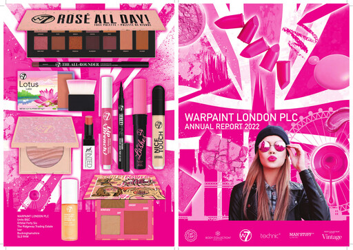 Thumbnail Warpaint London PLC Annual Report 2022