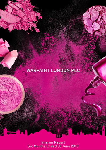 Thumbnail Warpaint London PLC Half-year Report 2018-h1