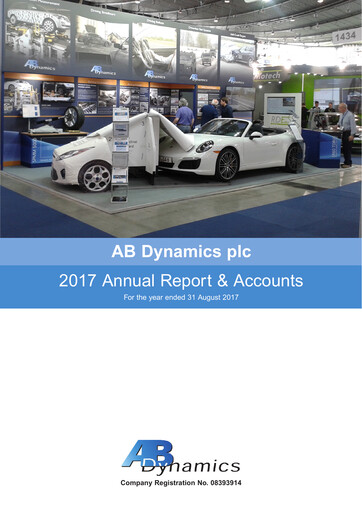 Thumbnail AB Dynamics Annual Report 2017
