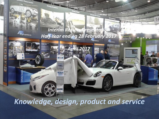 Miniature AB Dynamics Rapport semestriel 2017-h1