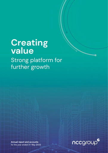Thumbnail NCC Group plc Annual Report 2022