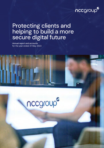 Thumbnail NCC Group plc Annual Report 2023