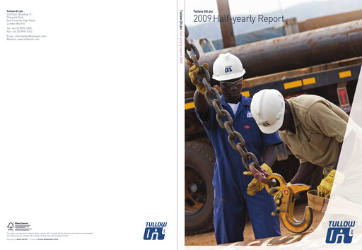Thumbnail Tullow Oil Half-year Report 2009-h1