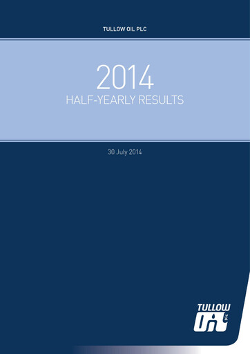 Thumbnail Tullow Oil Half-year Report 2014-h1
