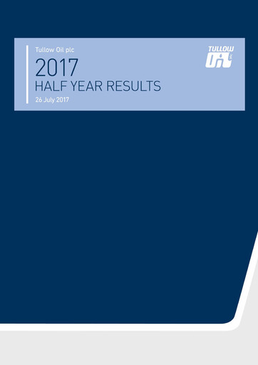 Thumbnail Tullow Oil Half-year Report 2017-h1