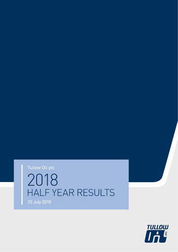 Thumbnail Tullow Oil Half-year Report 2018-h1