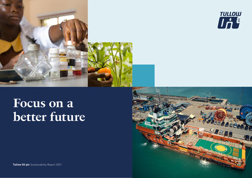 Thumbnail Tullow Oil Sustainability Report 2021