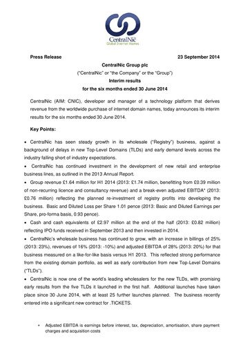 Miniature Team Internet Group Bilan financier 2014-h1