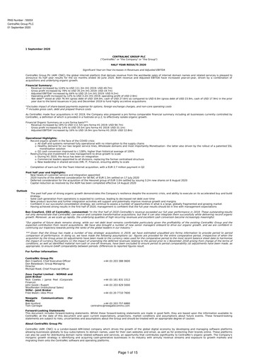 Miniature Team Internet Group Bilan financier 2020-h1