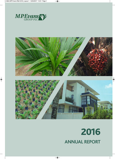 Thumbnail M.P. Evans Group PLC Annual Report 2016