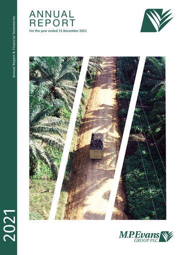 Thumbnail M.P. Evans Group PLC Annual Report 2021