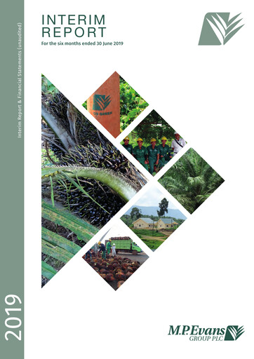 Thumbnail M.P. Evans Group PLC Half-year Report 2019-h1