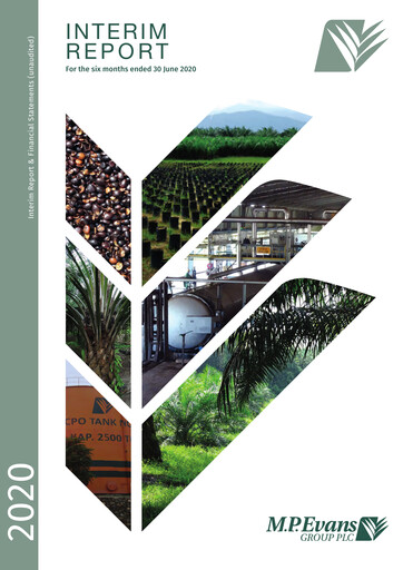 Thumbnail M.P. Evans Group PLC Half-year Report 2020-h1