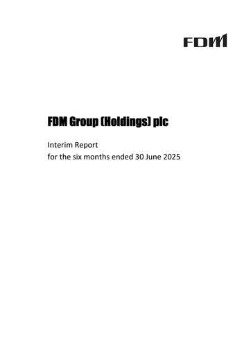 Vorschaubild FDM Group Halbjahresbericht 2025-h1