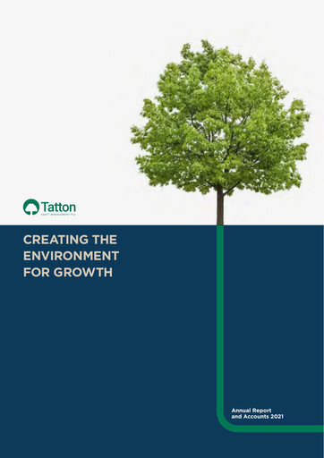 Thumbnail Tatton Asset Management Annual Report 2021