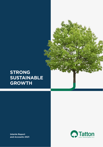 Miniature Tatton Asset Management Rapport semestriel 2021-h1