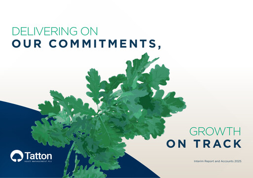 Miniature Tatton Asset Management Rapport semestriel 2025-h1