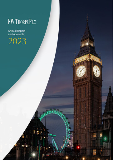 Thumbnail FW Thorpe Plc Annual Report 2023