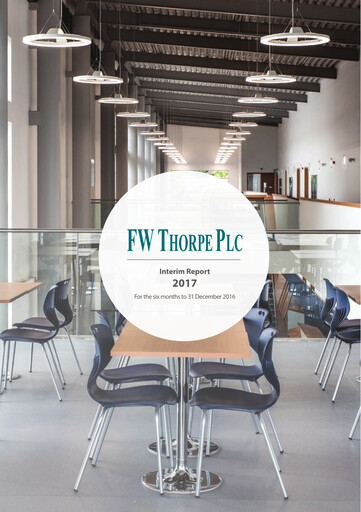 Thumbnail FW Thorpe Plc Half-year Report 2017-h1