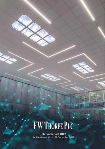 Thumbnail FW Thorpe Plc Half-year Report 2020-h1
