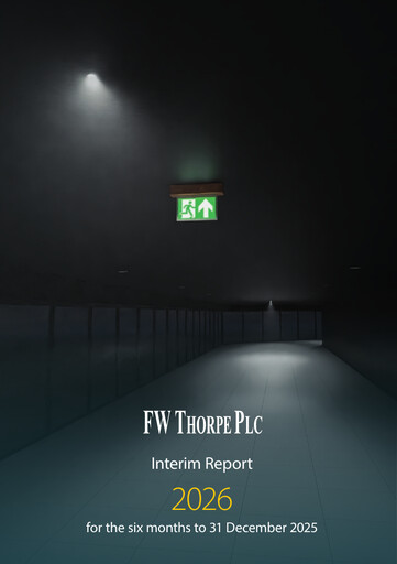Thumbnail FW Thorpe Plc Half-year Report 2026-h1