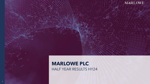 Thumbnail Marlowe plc Half-year Report 2024-h1
