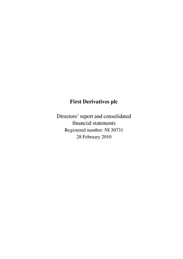 Thumbnail FD Technologies Annual Report 2010