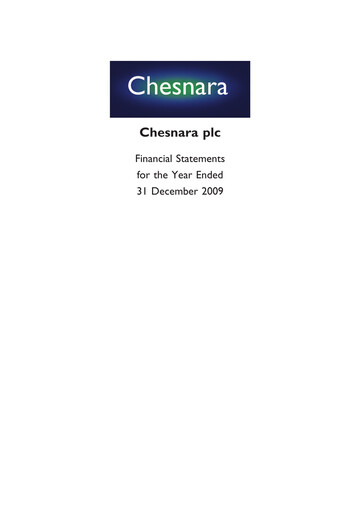 Thumbnail Chesnara plc Annual Report 2009