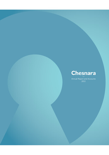 Thumbnail Chesnara plc Annual Report 2012