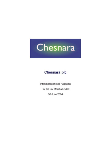 Vorschaubild Chesnara plc Halbjahresbericht 2004-h1
