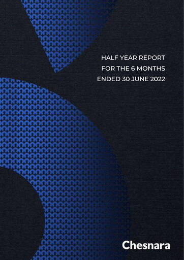 Thumbnail Chesnara plc Half-year Report 2022-h1