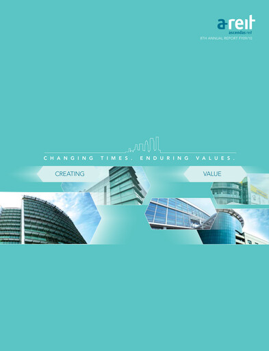 Thumbnail Ascendas Reit Annual Report 2009-2010