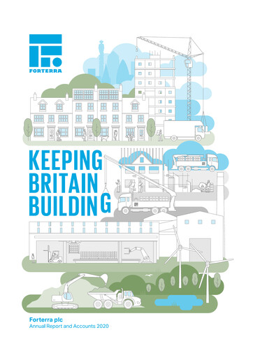 Thumbnail Forterra plc Annual Report 2020