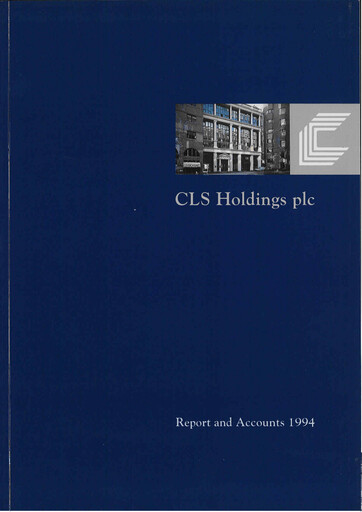 Thumbnail CLS Holdings plc Annual Report 1994