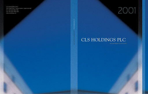 Thumbnail CLS Holdings plc Annual Report 2001