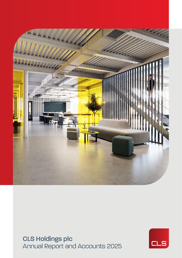Thumbnail CLS Holdings plc Annual Report 2025