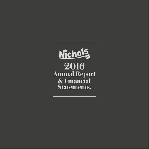 Thumbnail Nichols plc Annual Report 2016
