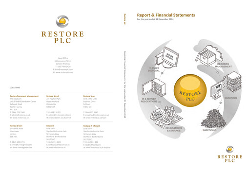Thumbnail Restore plc Annual Report 2014