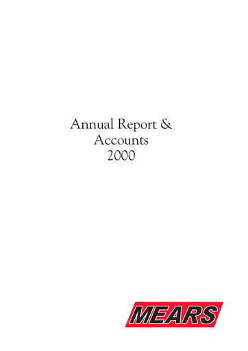 Thumbnail Mears Group plc Annual Report 2000