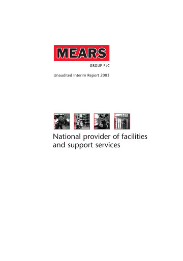 Thumbnail Mears Group plc Half-year Report 2003-h1