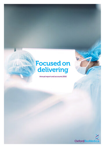 Thumbnail Oxford Biomedica Annual Report 2016