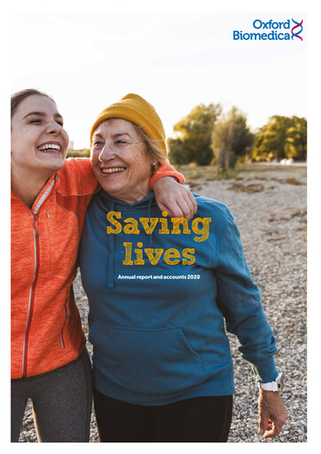 Thumbnail Oxford Biomedica Annual Report 2020