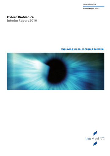 Thumbnail Oxford Biomedica Half-year Report 2010-h1