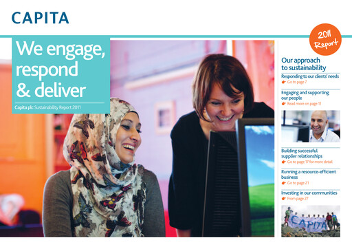 Thumbnail Capita plc Sustainability Report 2011