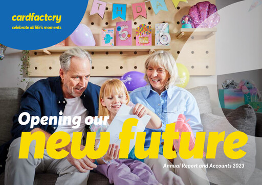 Thumbnail Card Factory plc Annual Report 2023