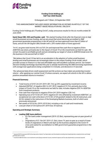 Thumbnail Funding Circle Half-year Report 2020-h1