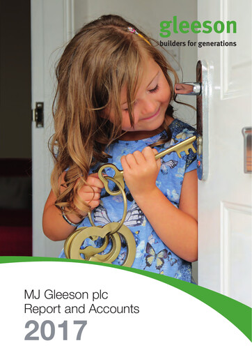 Thumbnail MJ Gleeson plc Annual Report 2017