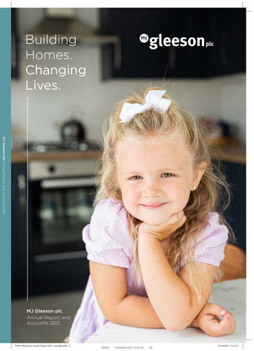 Thumbnail MJ Gleeson plc Annual Report 2021